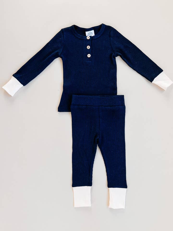 Ensemble de gaufres - Marine pour la vente par Orcas Lucille