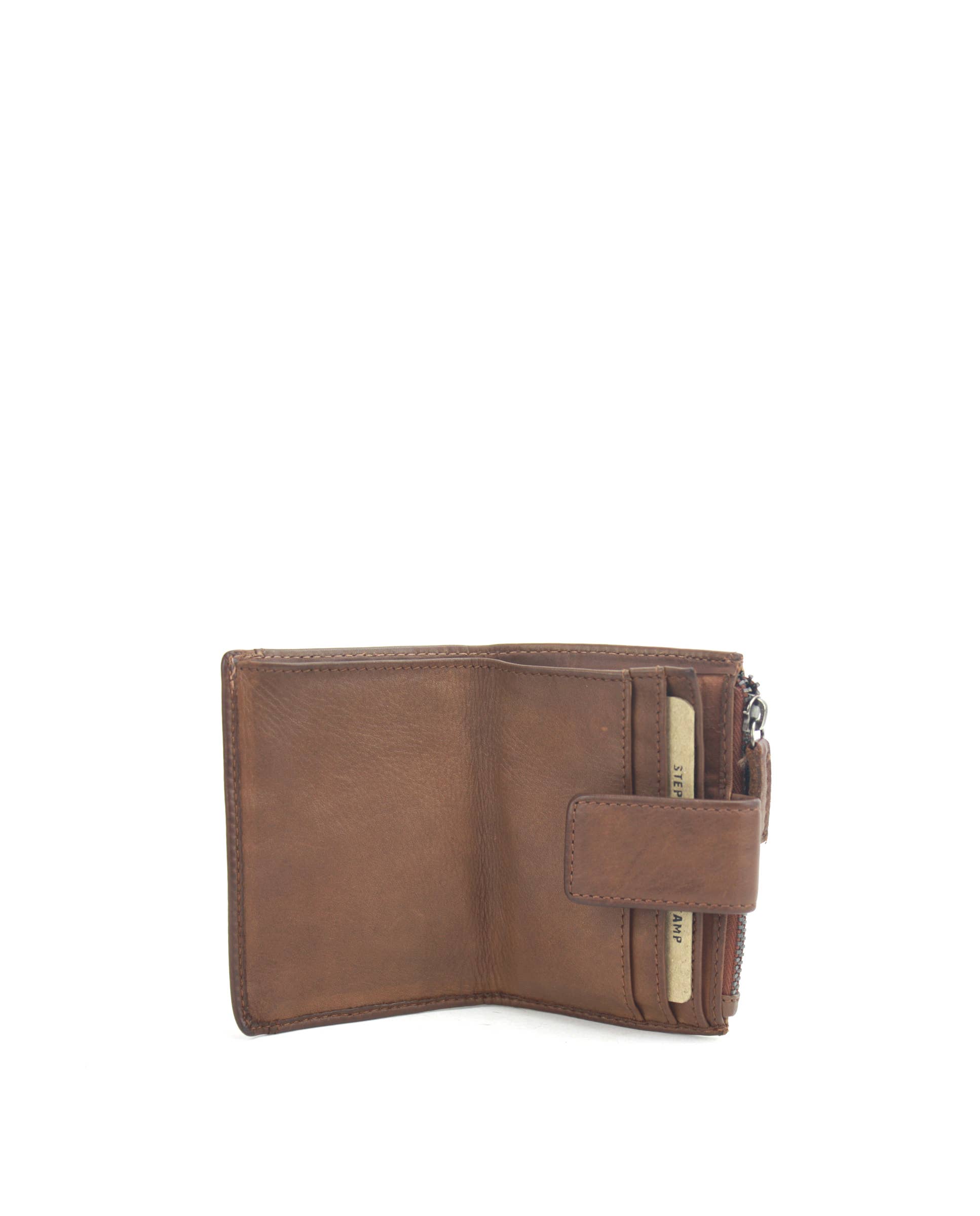 Stamp - Vente Portefeuille – femme - Petit portefeuille pour femme STAMP ST96612 en cuir lavé14