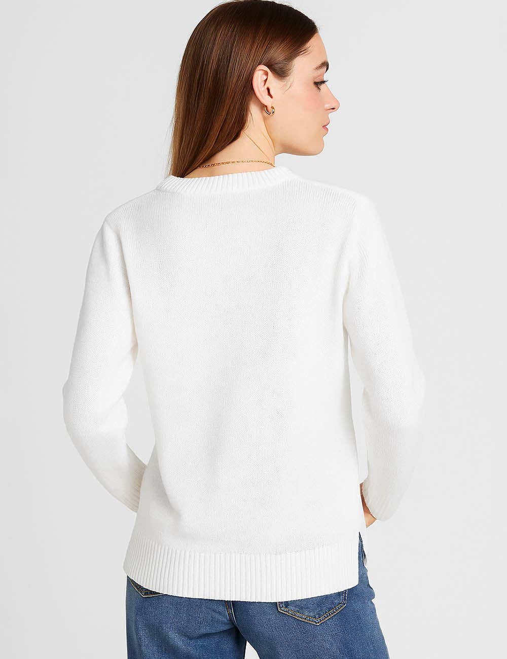 Sweetkama - Vendita all'ingrosso Maglione tricot - Donna - Maglione festivo con scritta "Ladies Christmas Merry & Bright"8