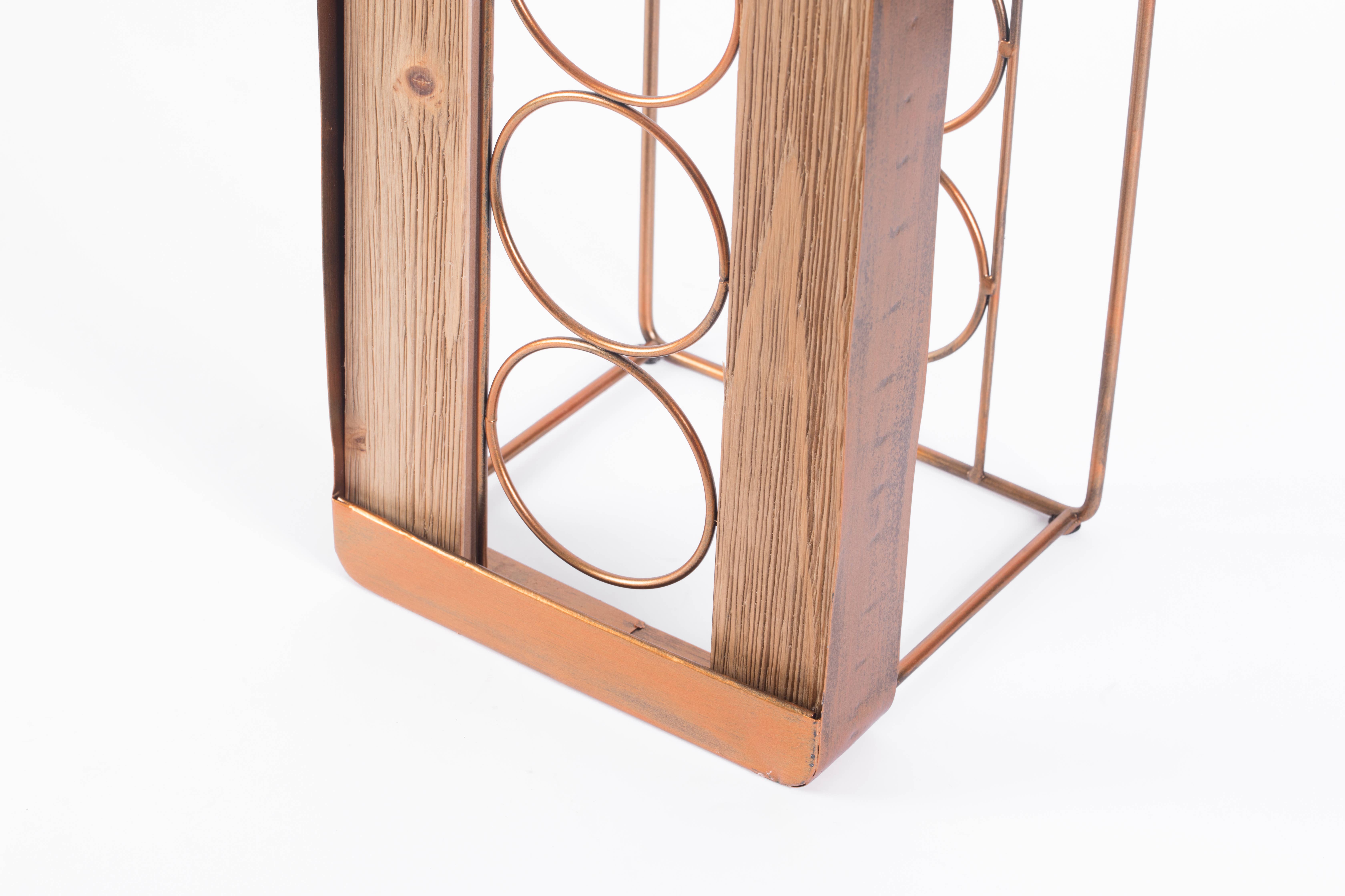 Quickway Imports – wholesale Bottle rack/holder – Bottle Shaped Freestanding 4 Wine Bottle Holder4