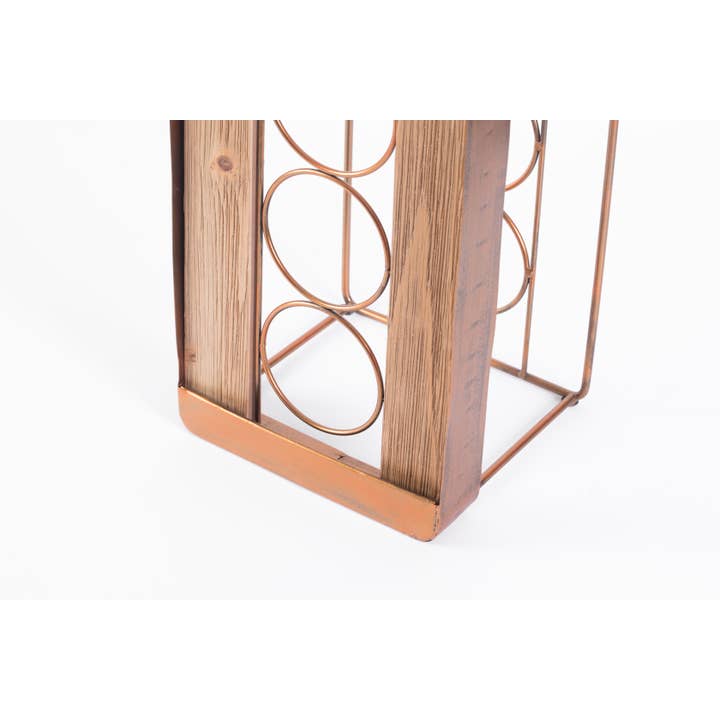 Quickway Imports – wholesale Bottle rack/holder – Bottle Shaped Freestanding 4 Wine Bottle Holder4