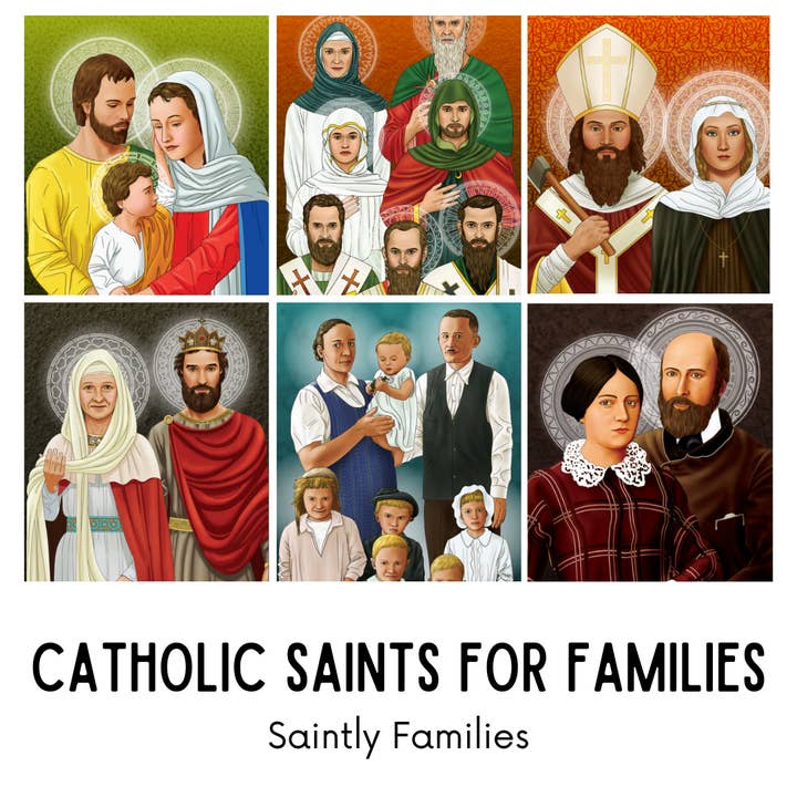Catholic Sprouts LLC - Wholesale Religion Book - Catholic Saints for Families: Saintly Fathers, Mothers, Siblings, Couples, Families, and Friends15