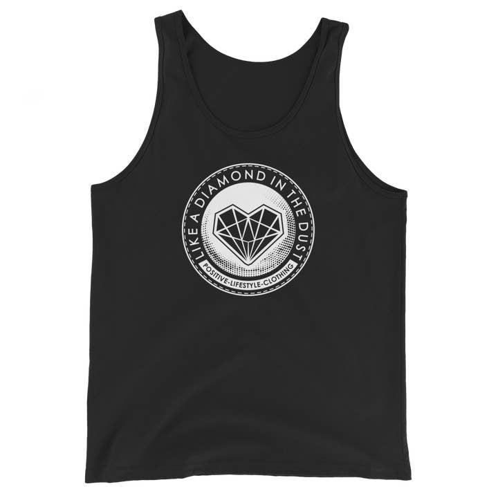 Ronde LADITD-tanktop - Zwart voor wholesale door Positive Lifestyle Clothing