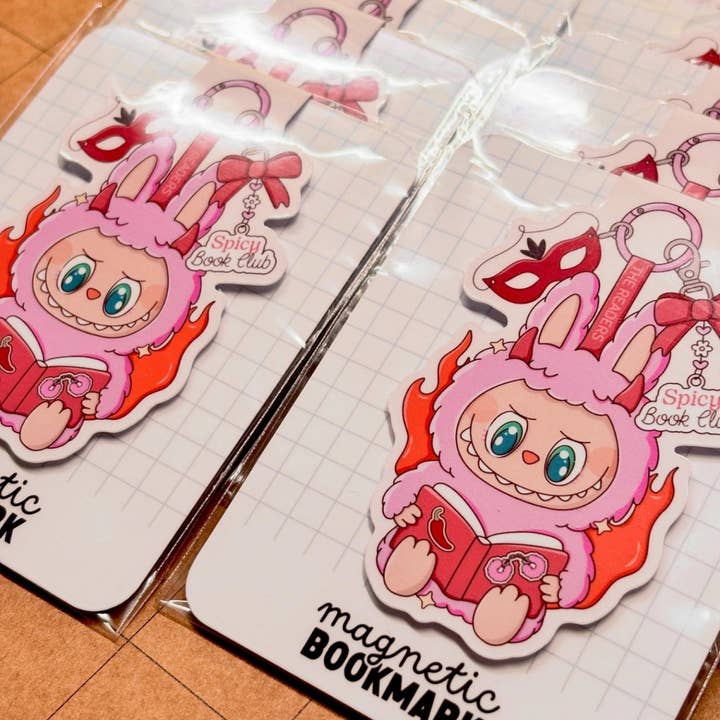 Stickiply - Wholesale Bookmark - Spicy Labubu | Magnetic Bookmark2