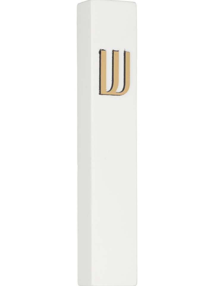 Vit+Guld Shin Concrete för wholesale av A&S Mezuzot