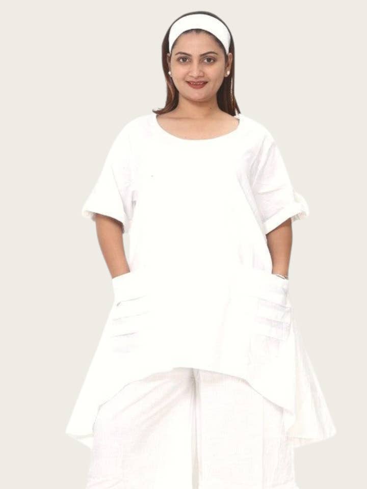 Linen Set/ Pant & Blouse Set - 7864 and other Purchase Wholesale linen set. Free Returns & Net 60 Terms on Faire trending on Faire.