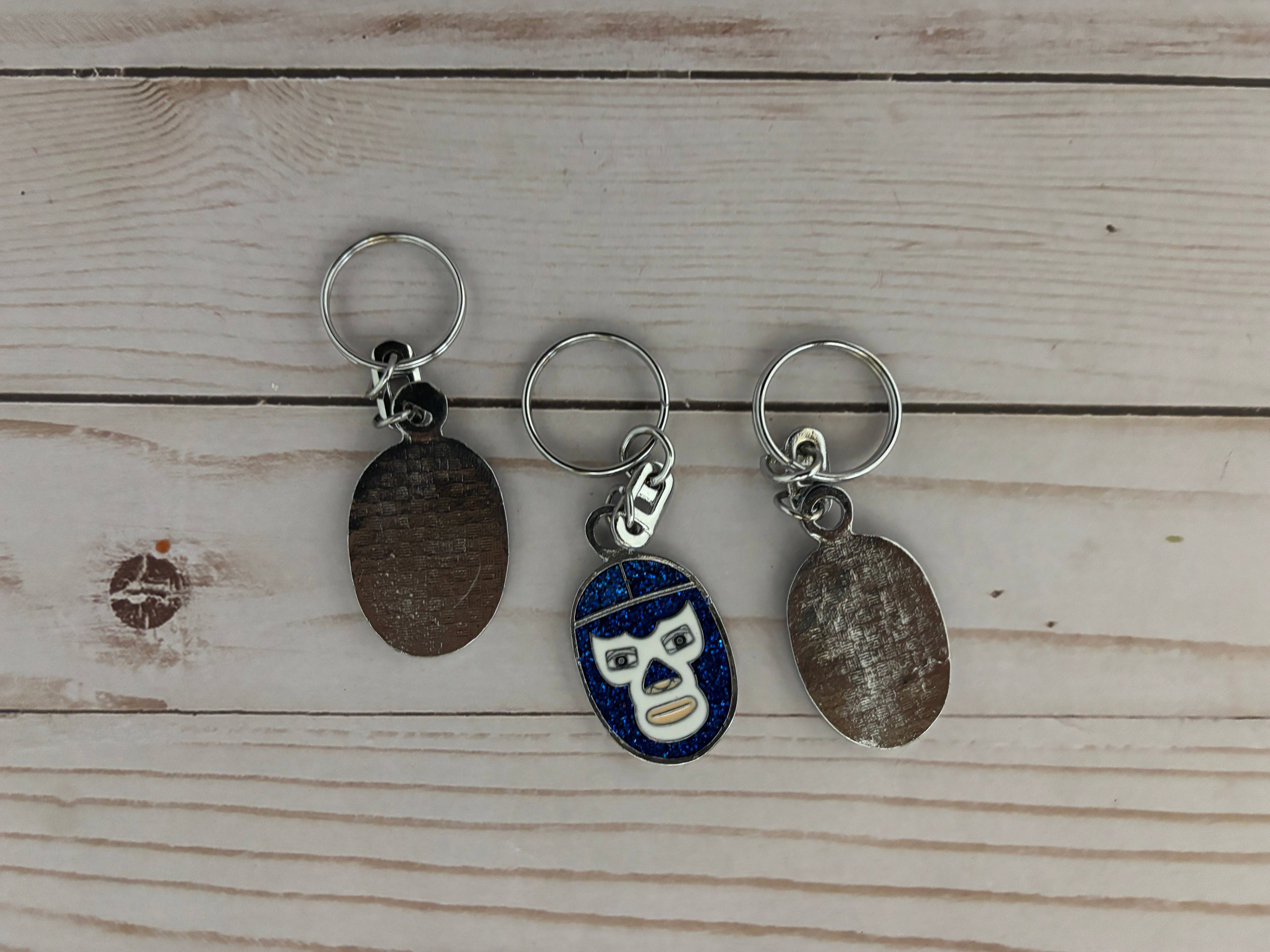 Viva Greetings - Wholesale Keychain - Unisex - Blue Demon Luchador Lucha Libre Keychain3