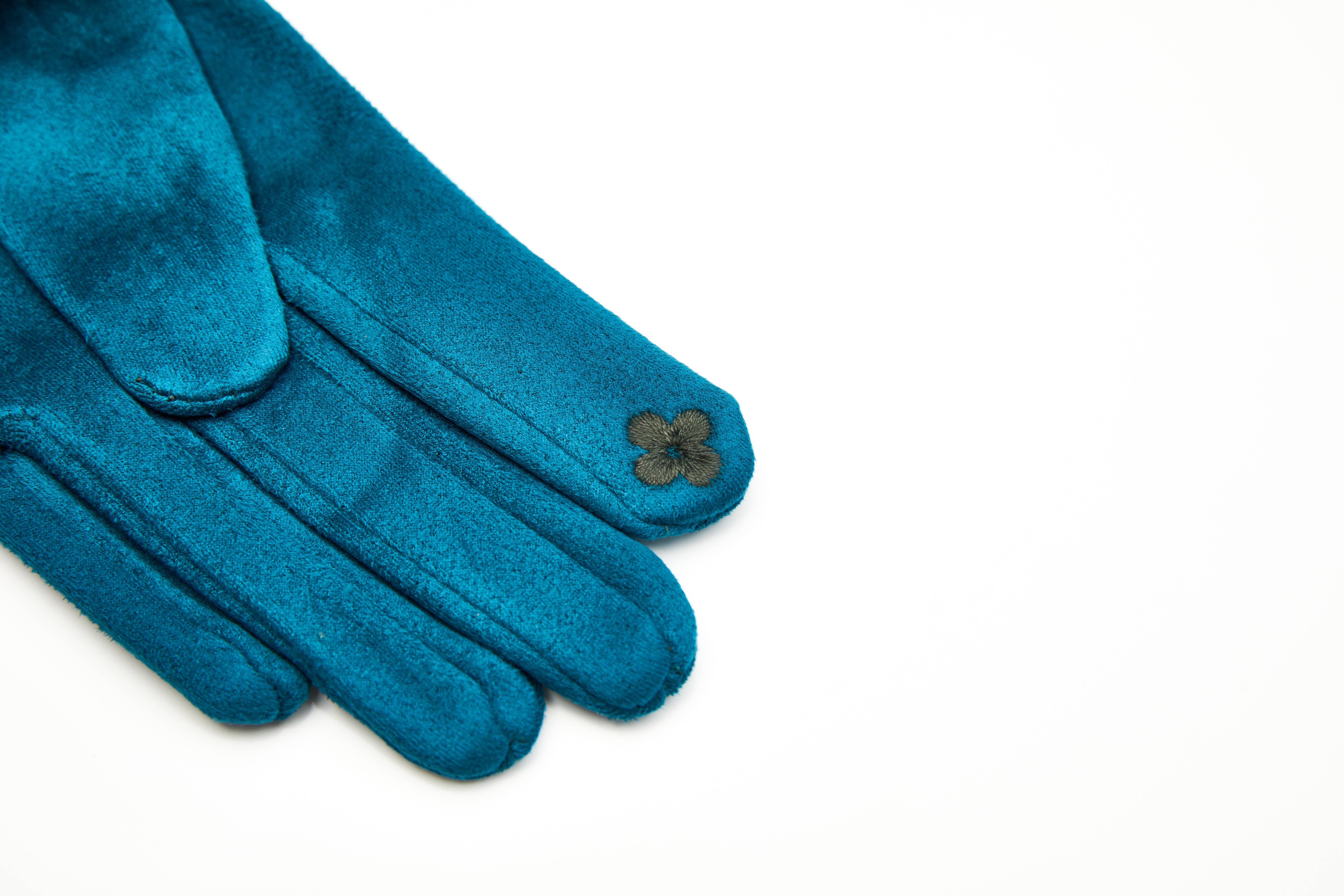 Aavion – wholesale Gloves – Women's – Women's Touchscreen Faux Suede Gloves – Classic Solid Color3