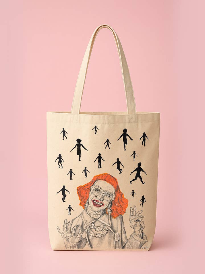 ‘WEAPONS’ movie tote bag for wholesale by Paper 8