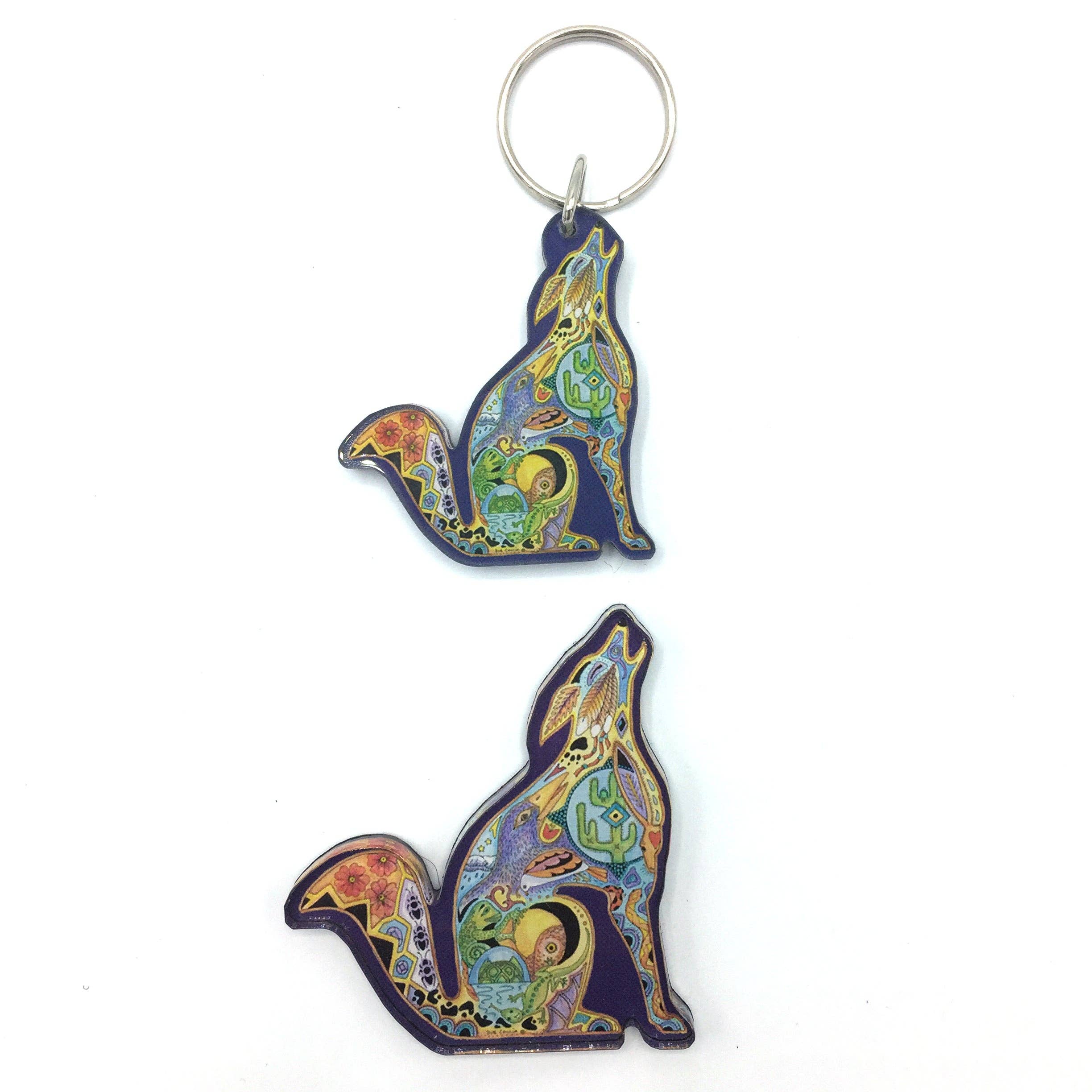 EarthArt International – wholesale Magnet – Coyote Magnets and Keychains1