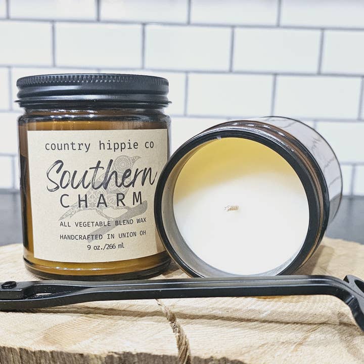 Bougie inspirée des apothicaires de Southern Charm pour la vente par Country Hippie Co.