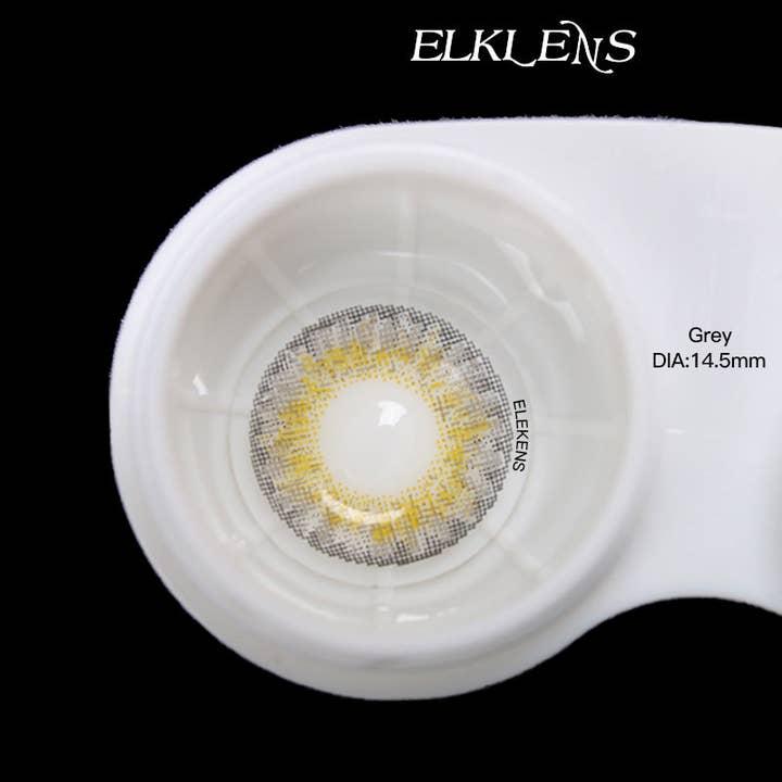 ELKLENS - Wholesale Contact Lenses - ELKLENS Exquisite Grey and Yellow Contact Lenses