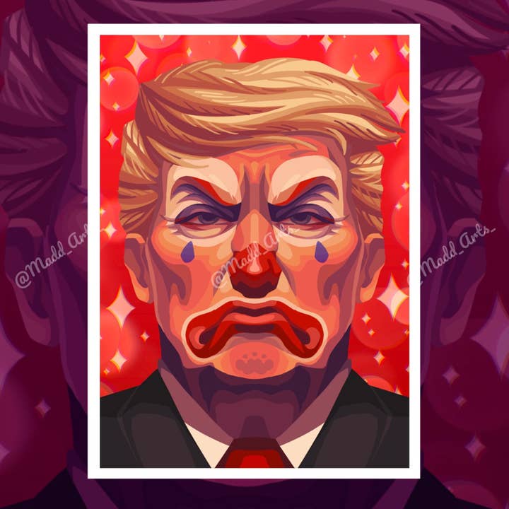 Madd Arts - Wholesale Art Print - Donald Trump - Clown