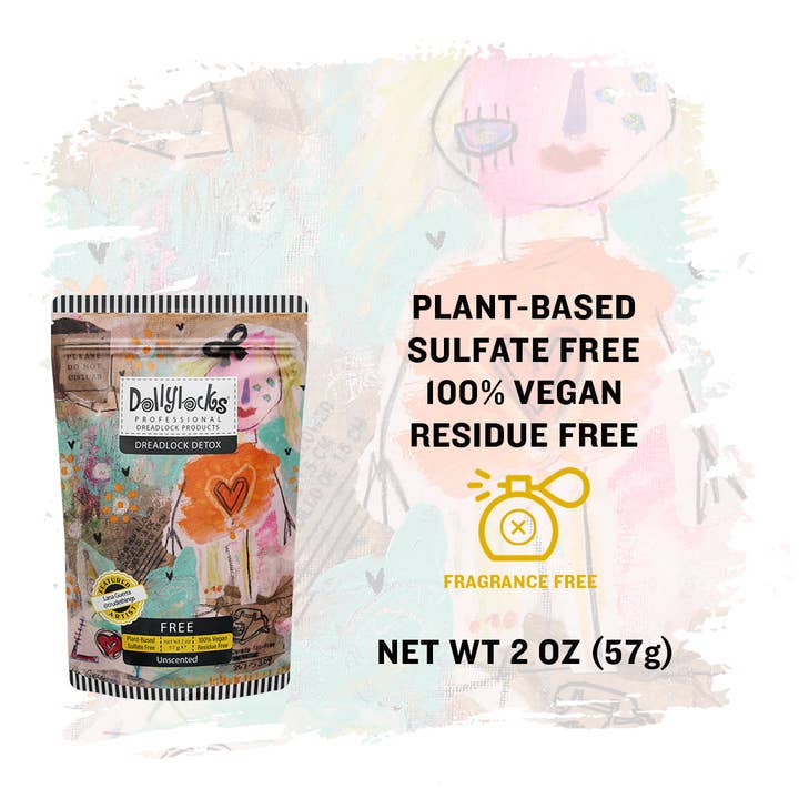 Dollylocks Dreadlock Detox - Vrij: Ongeparfumeerd voor wholesale door Dollylocks Organic Products