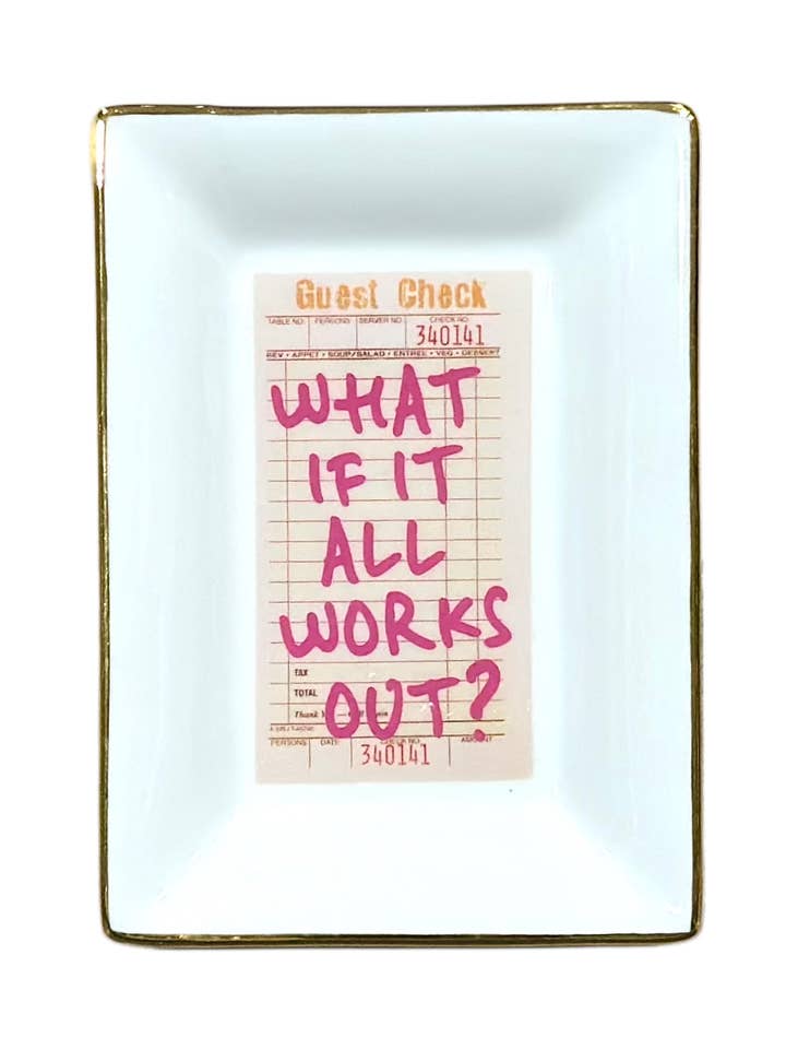 Alla hjärtans dag-inspirationsmeddelande prydnadsbricka för wholesale av The French Bee & Co