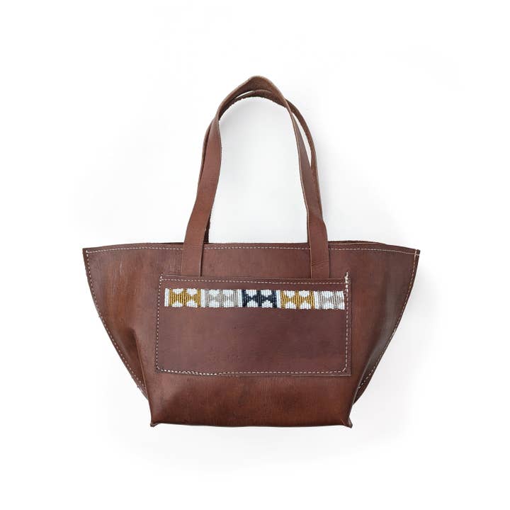 Swahili Coast - Wholesale Tote bag – Women's - Arrows Beaded Vase Tote1