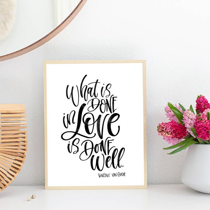 What is Done in Love is Done Well for wholesale by Selena Ashley Designs