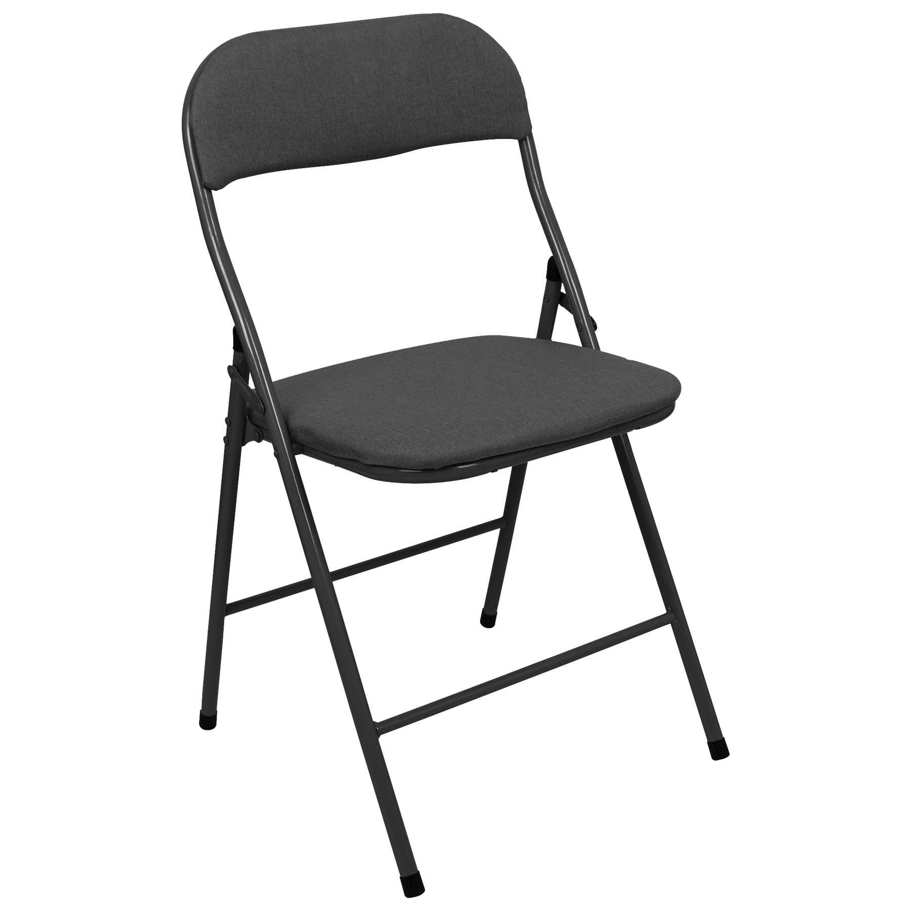 Rinkit Ltd - Wholesale Folding Chair - Fabric Padded Metal Folding Chair - By Harbour Housewares9
