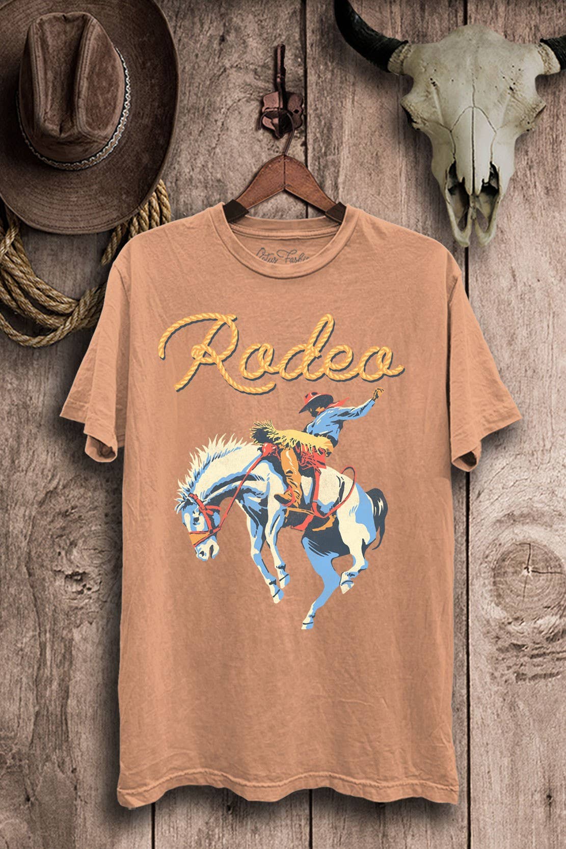 Lotus Fashion Collection - Wholesale Screen Printed T-Shirt - Women's - Rodeo Graphic Top0