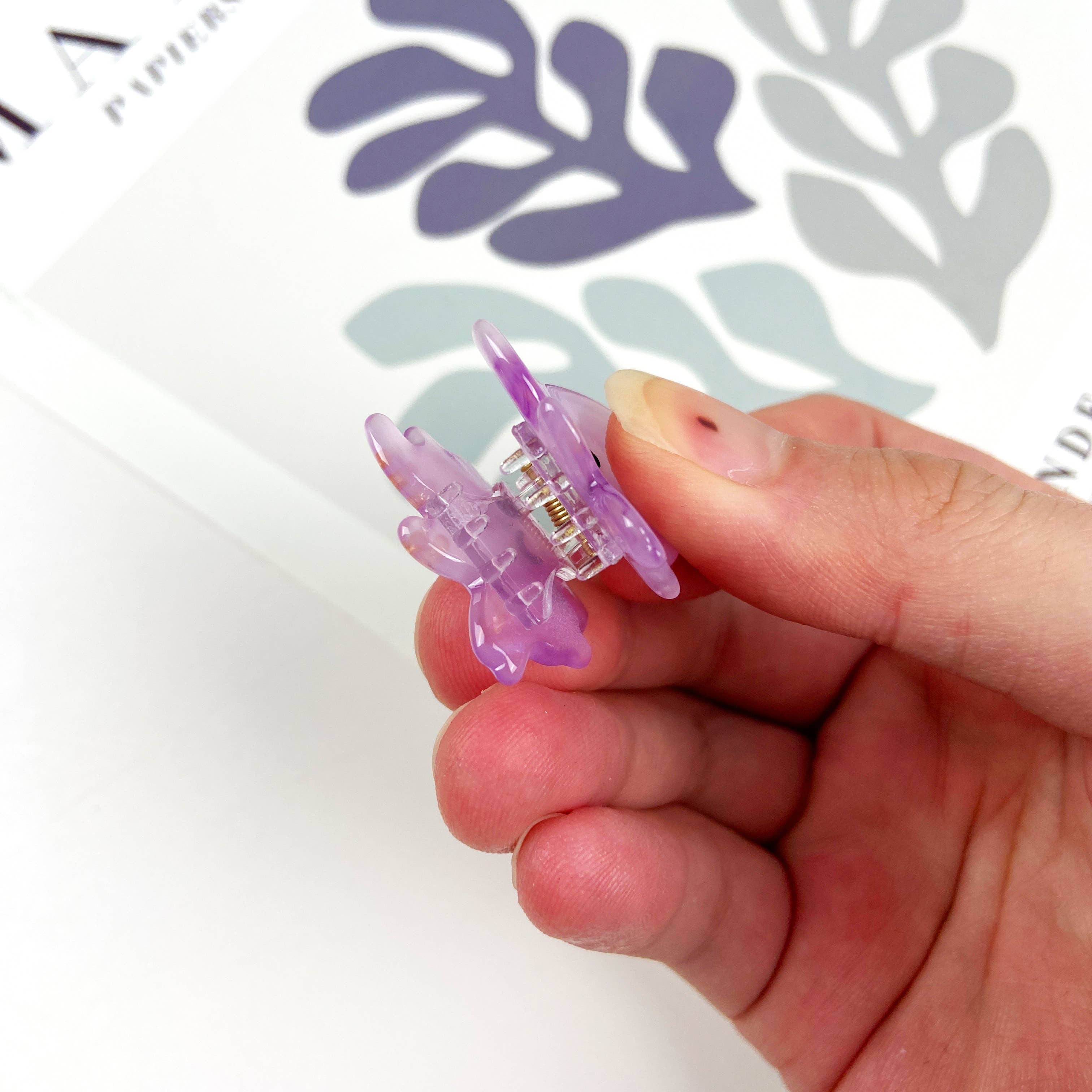 TheDivaSoap – Engroshandel Hårspænde - Dame – Acetat mini marine life hårklip krabbekonkylie kloklemme8