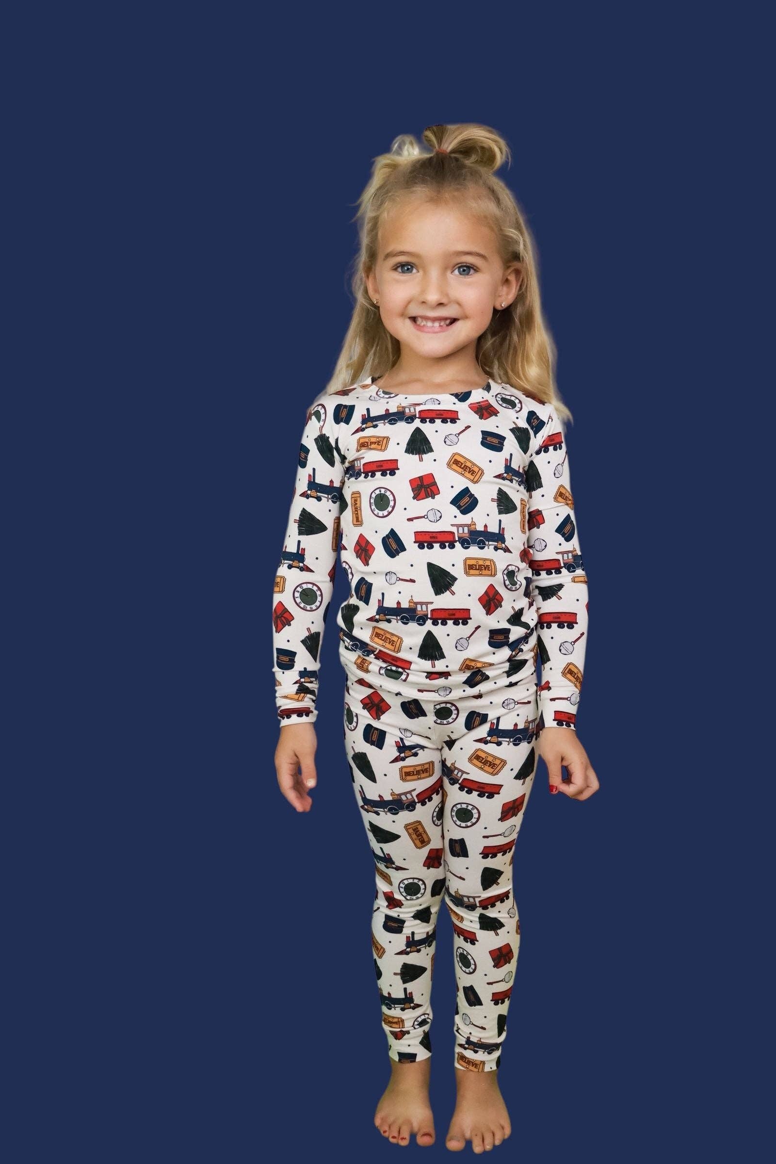 Dream Big Little Co. - Wholesale Sleepwear Set - Kids - POLAR MAGIC EXPRESS DREAM SET13