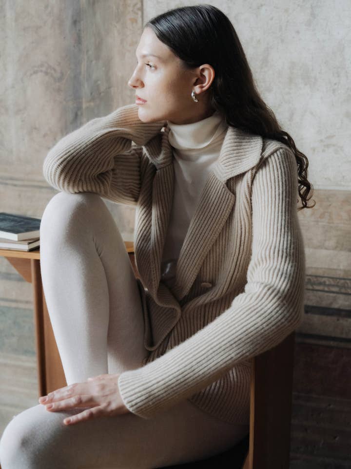 Lèmme - Wholesale Jacket - Women's - Pure Cashmere 'Bar' Jacket2