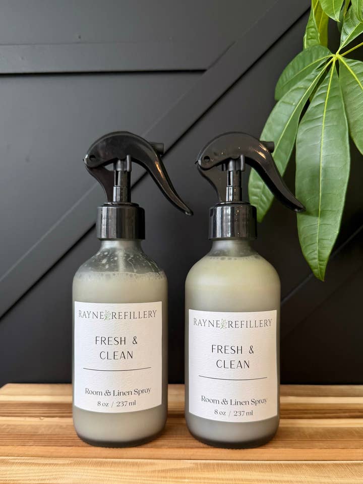 Room & Linen Spray - Fresh & Clean Natural Air Freshener for wholesale by Rayne Refillery