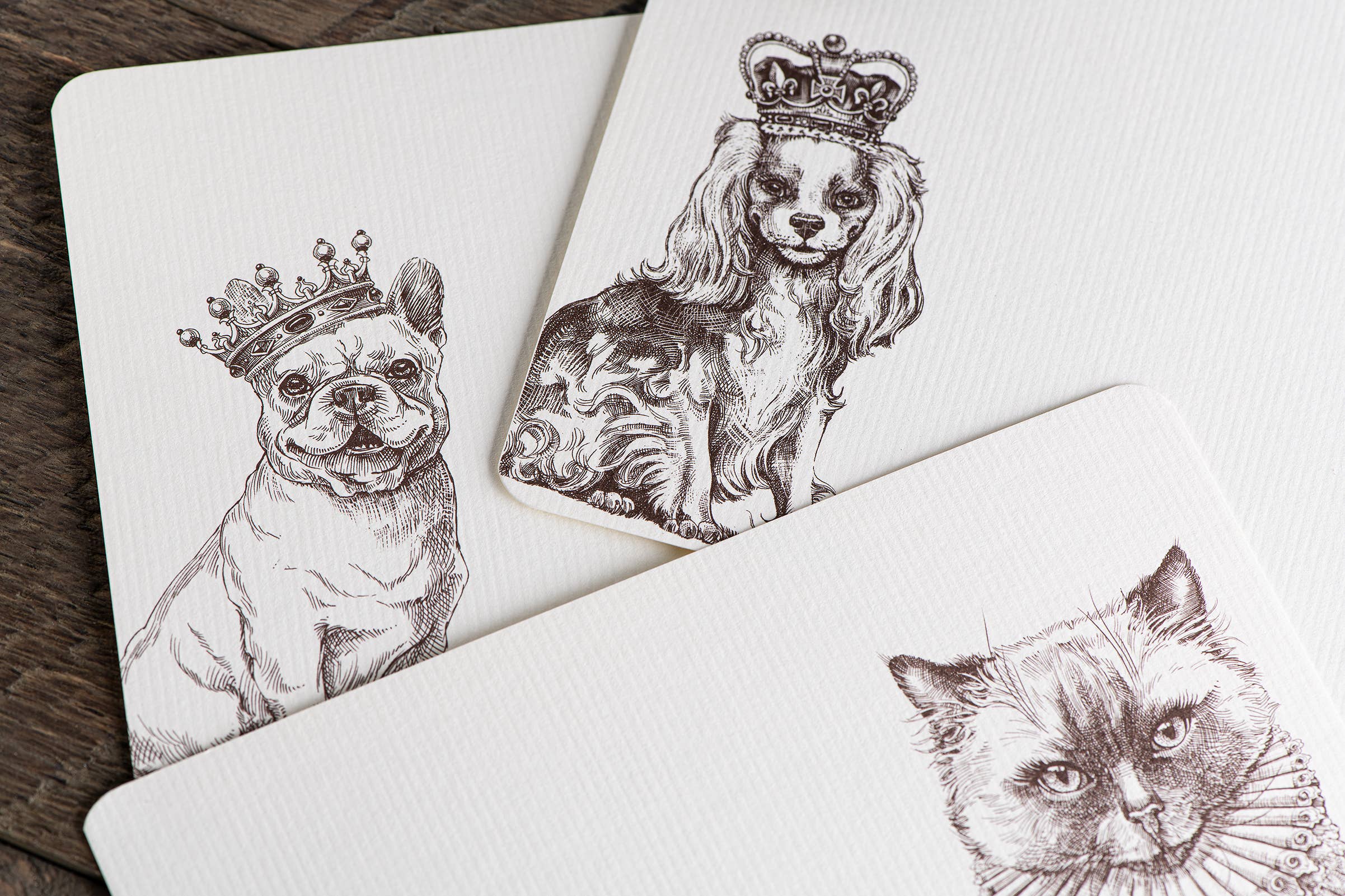 Alexa Pulitzer - Wholesale Stationery/Notecard Set - Royal Dachshund Long Pad2