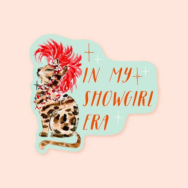 In My Showgirl Era Sticker for wholesale by Almeida Illustrations