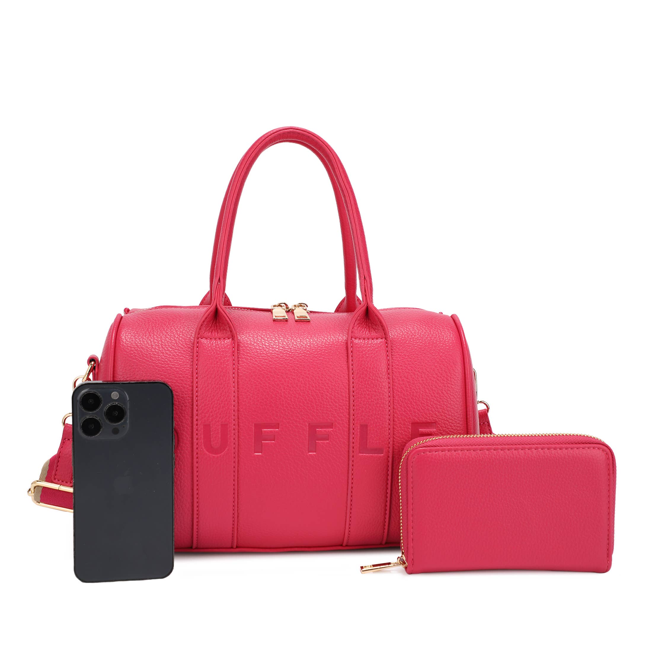 KAYLA+AVA - Wholesale Weekender Bag - Women's - FIONA DUFFLE WAFFLE SET6