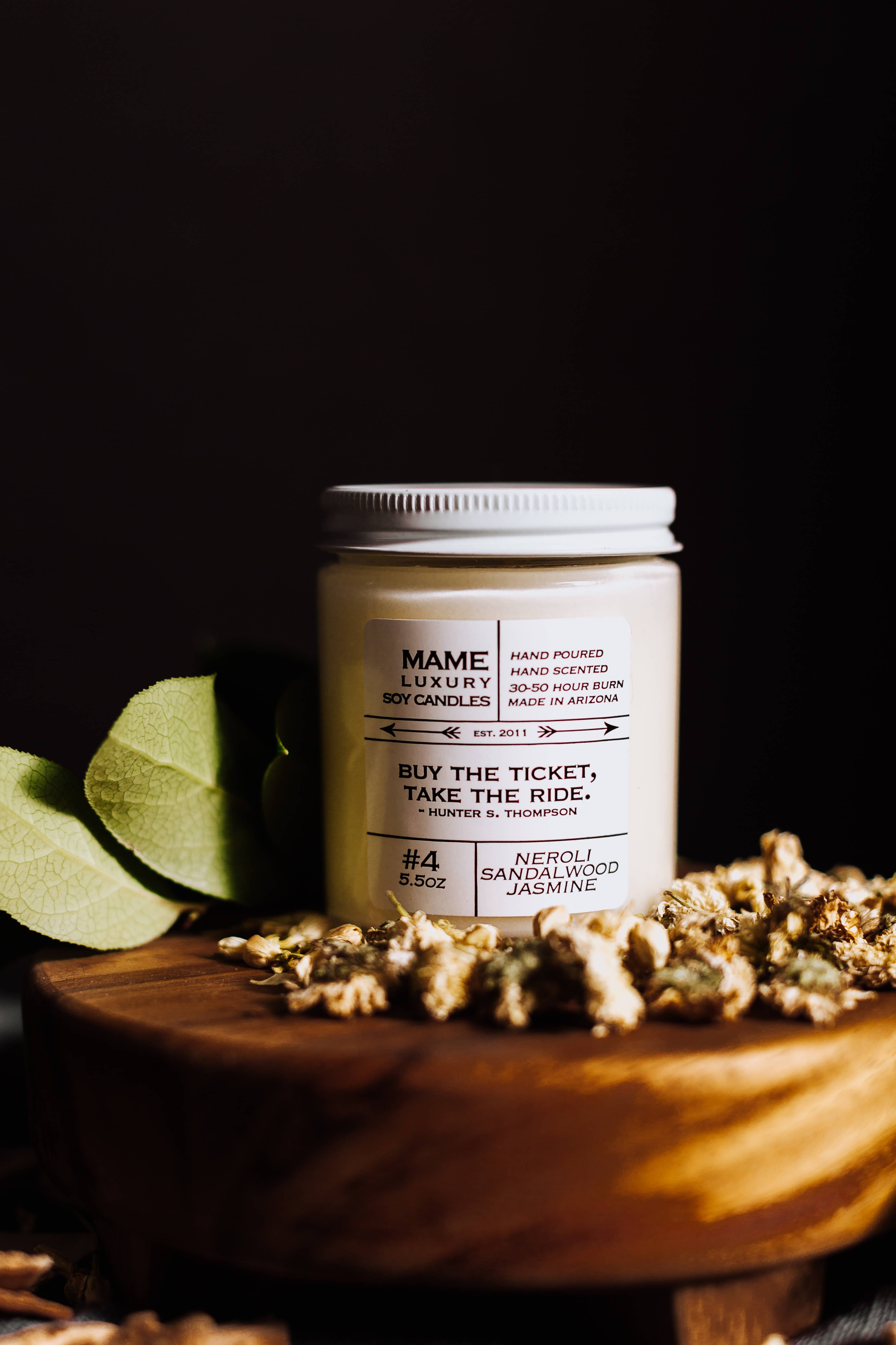 MAME Soy Candles - Venta al por mayor Velas en tarros - #4 - Neroli, Sándalo, Vela de Jazmín4