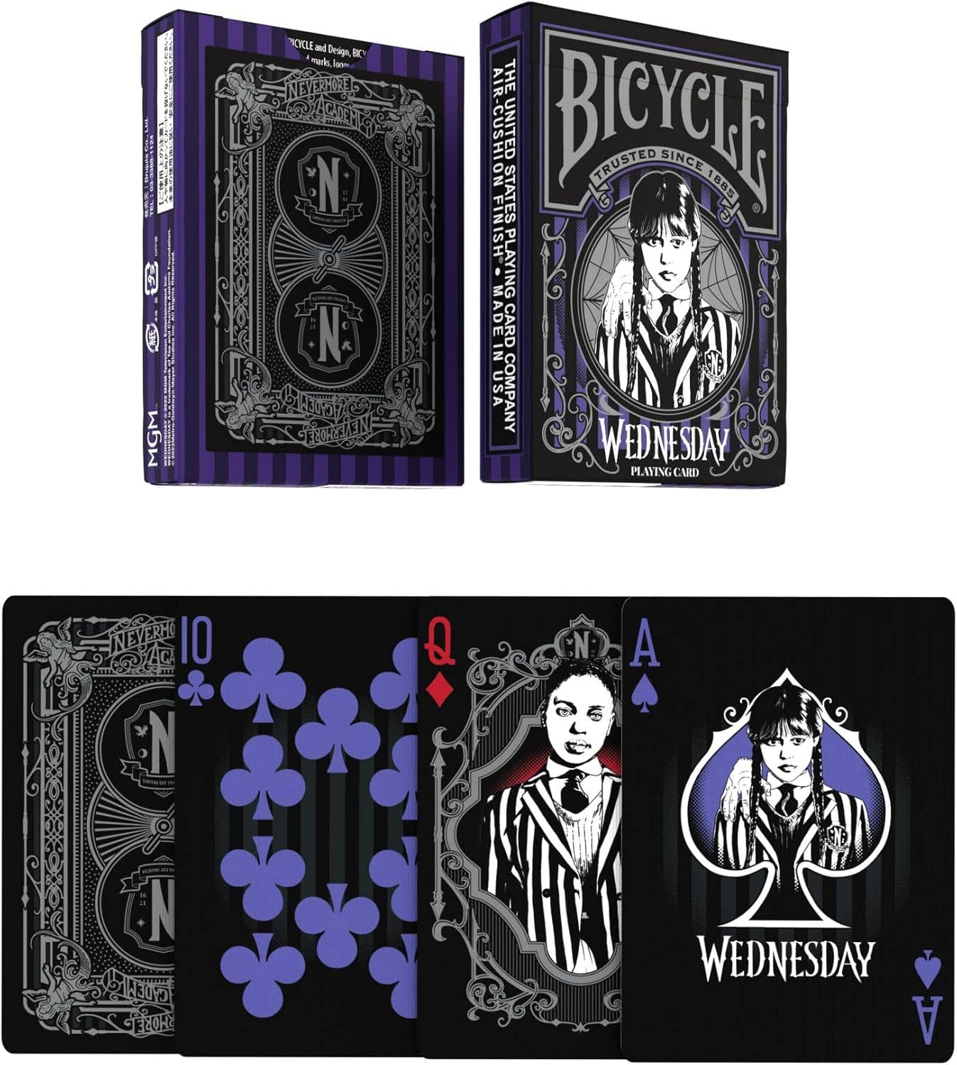 Cardshouse - Wholesale Playing Cards - Bicycle Wednesday Addams Playing Cards1