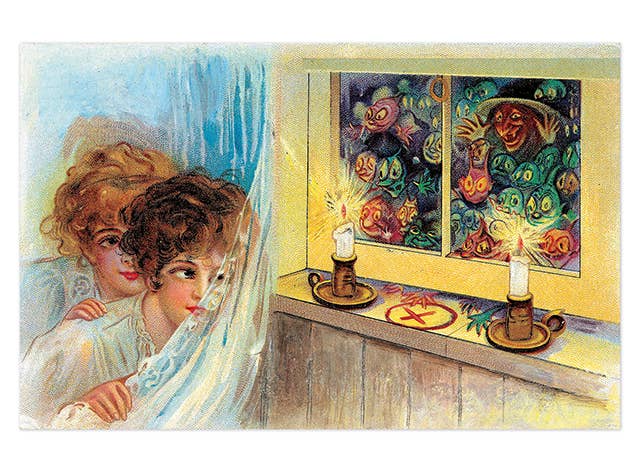 Laughing Elephant - Wholesale Postcard Set - Halloween Postcard Box - 36 Unique Vintage Postcards1