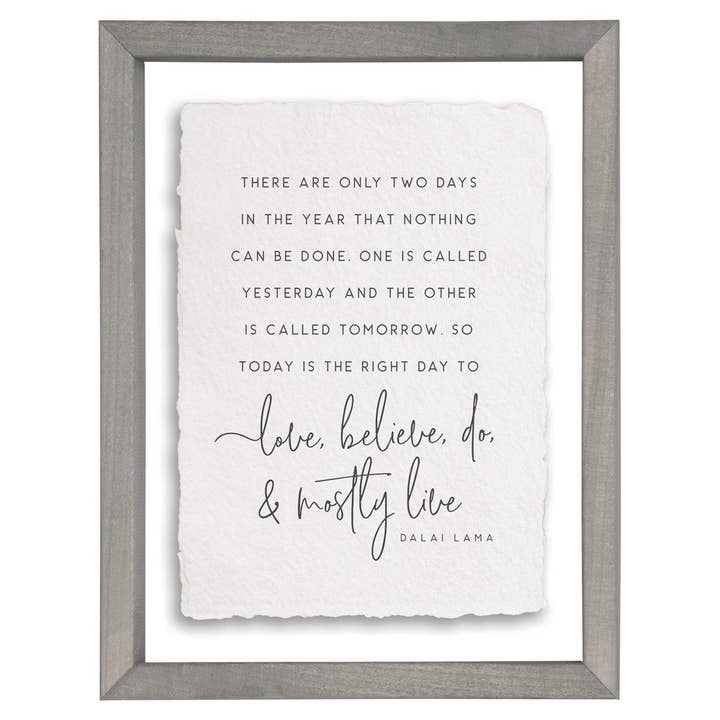 Sincere Surroundings - Wholesale Art Print - Floating Art Rectangle - Only Two Days