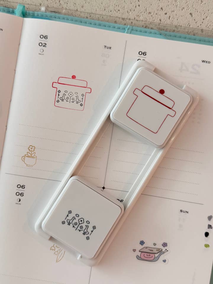 slow cooker slide stamp for wholesale by dana ate oatmeal!