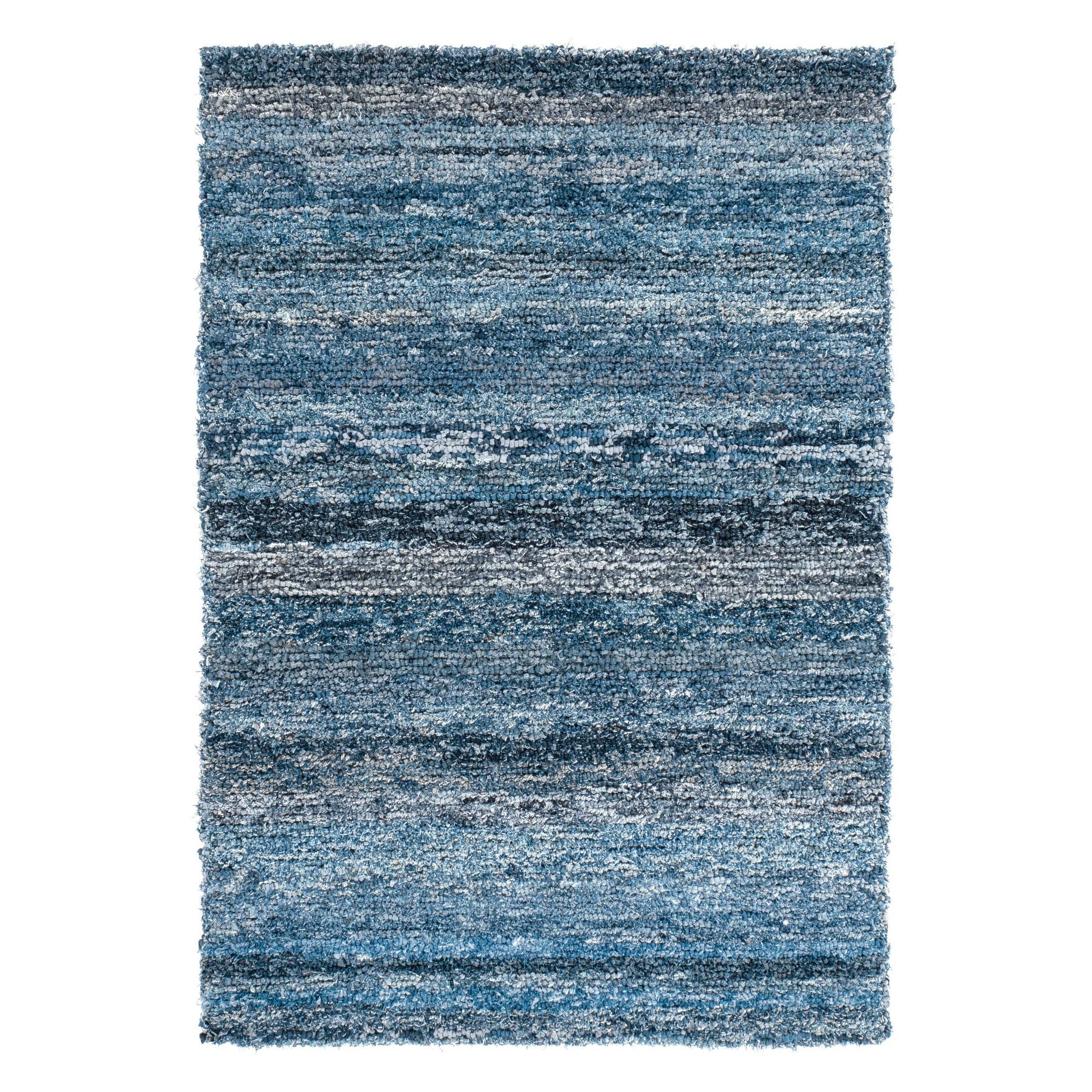 Annie Selke – wholesale Matta – Denim Chindi Handknuten Bomullsmatta | Blå0