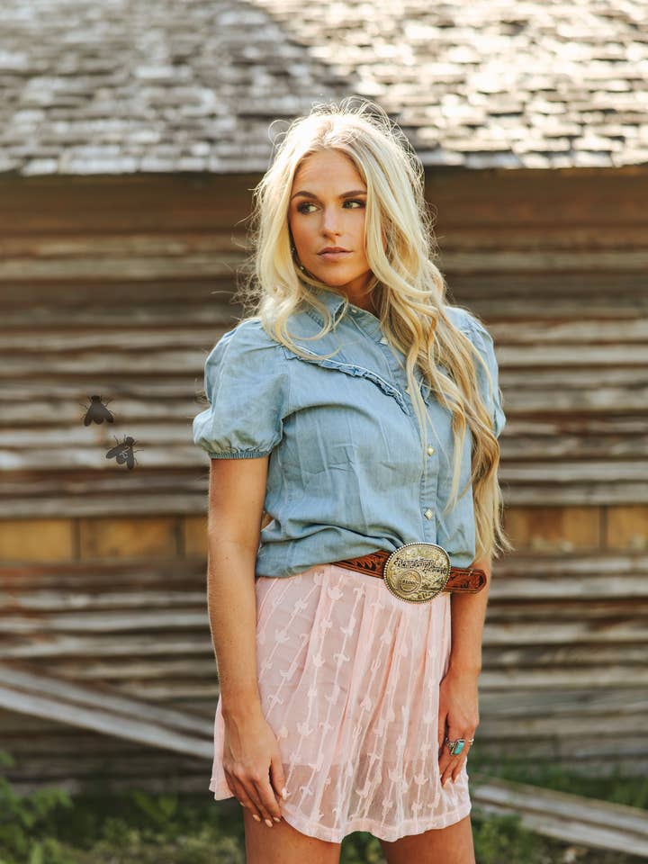 2 Fly Co - Wholesale Skort - Women's - LINGO LACE SKORT *DUSTY ROSE7