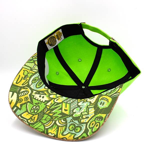 Woed - Vendita all'ingrosso Cappellino con visiera piatta - Unisex - Strapback | WOTTO - Verde1