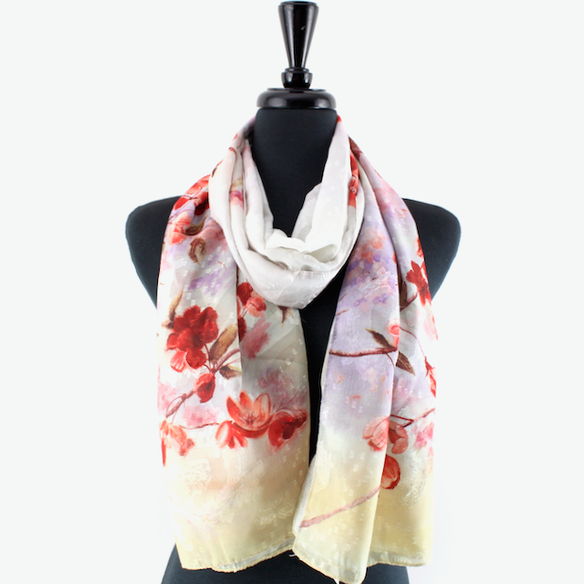 Pretty Persuasions - Wholesale Scarf - Women's - S25008 Royal Gardens Lightweight Scarf4