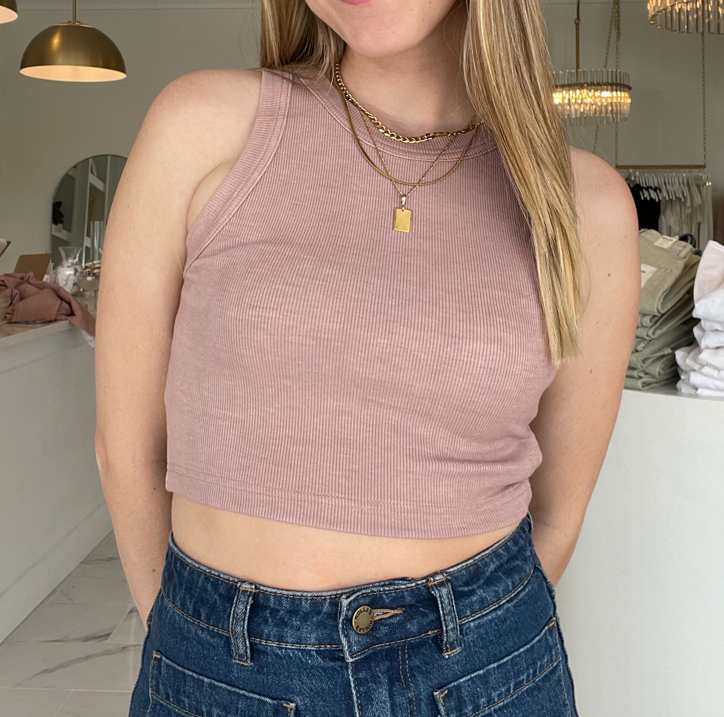 Airotciv by Victoria - Vente Débardeur – femme - Top en forme d'abricot3