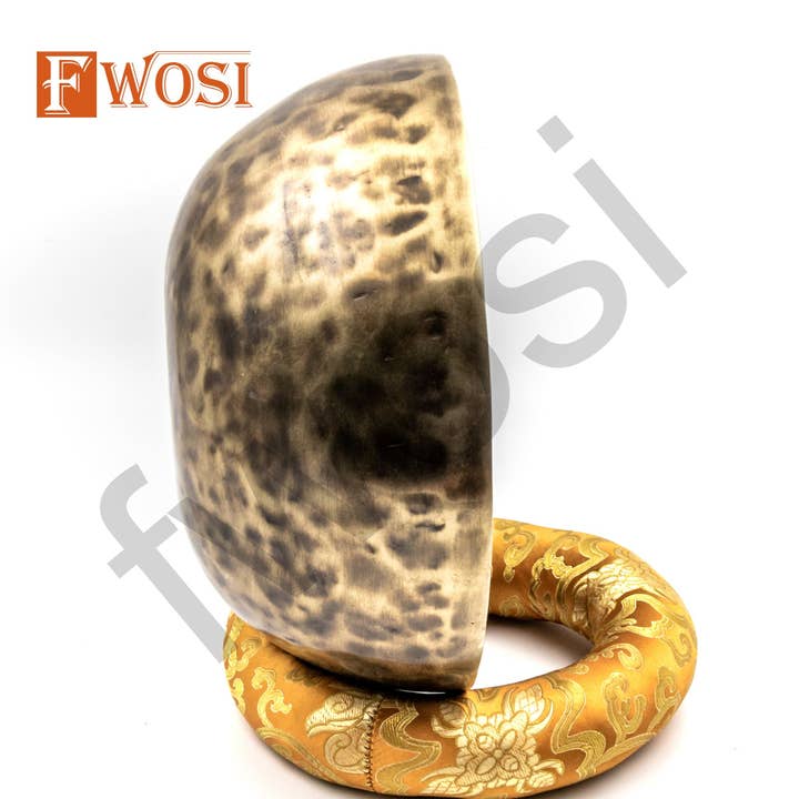 Tigela tibetana de meditação antígua Lua Cheia de 25 cm por atacado de Fwosi