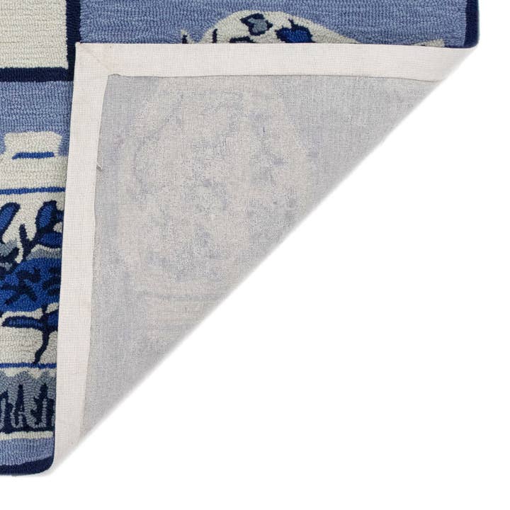 Blue Frontporch Ginger Jars Indoor/Outdoor Rug for wholesale on Faire