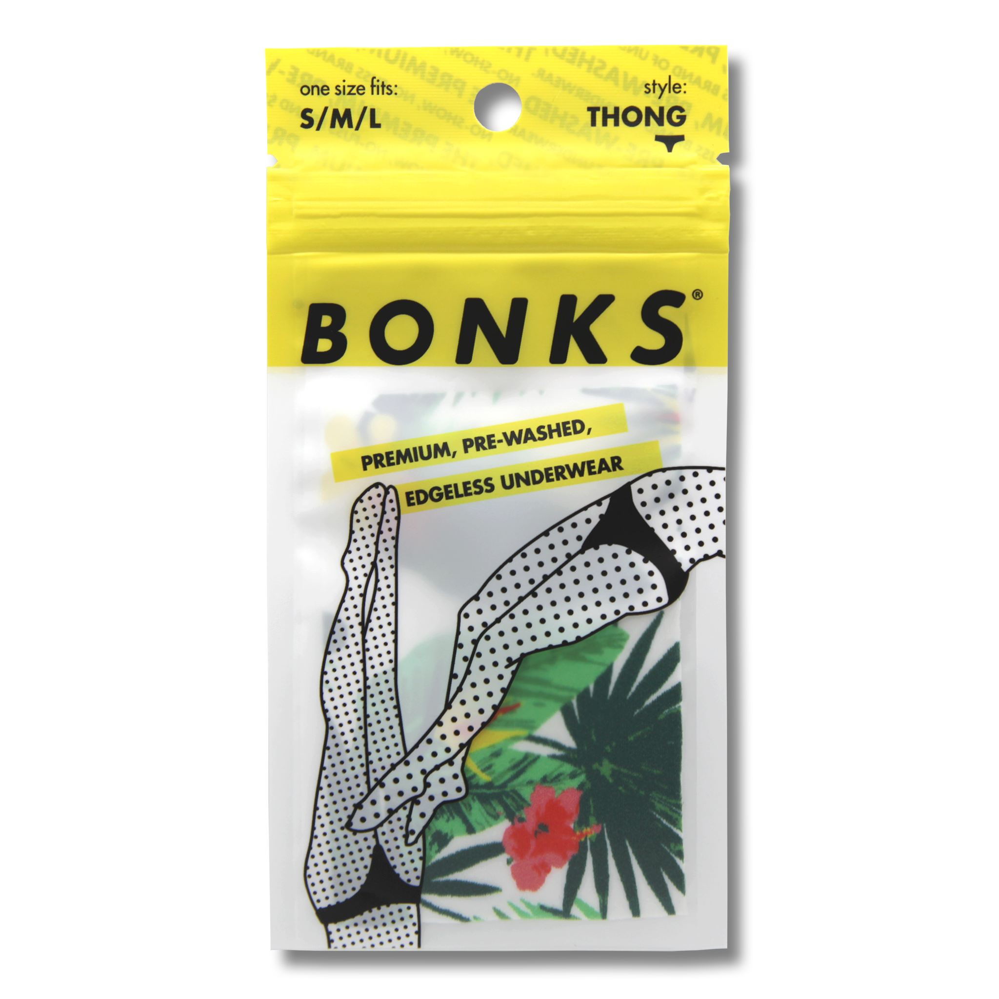Bonks Black Magic Thong - Comfort and Style – BONKS