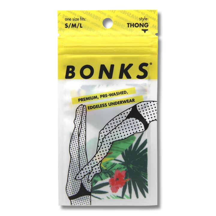 Emergency Underwear - Tropical Print (One Size) for wholesale by BONKS®