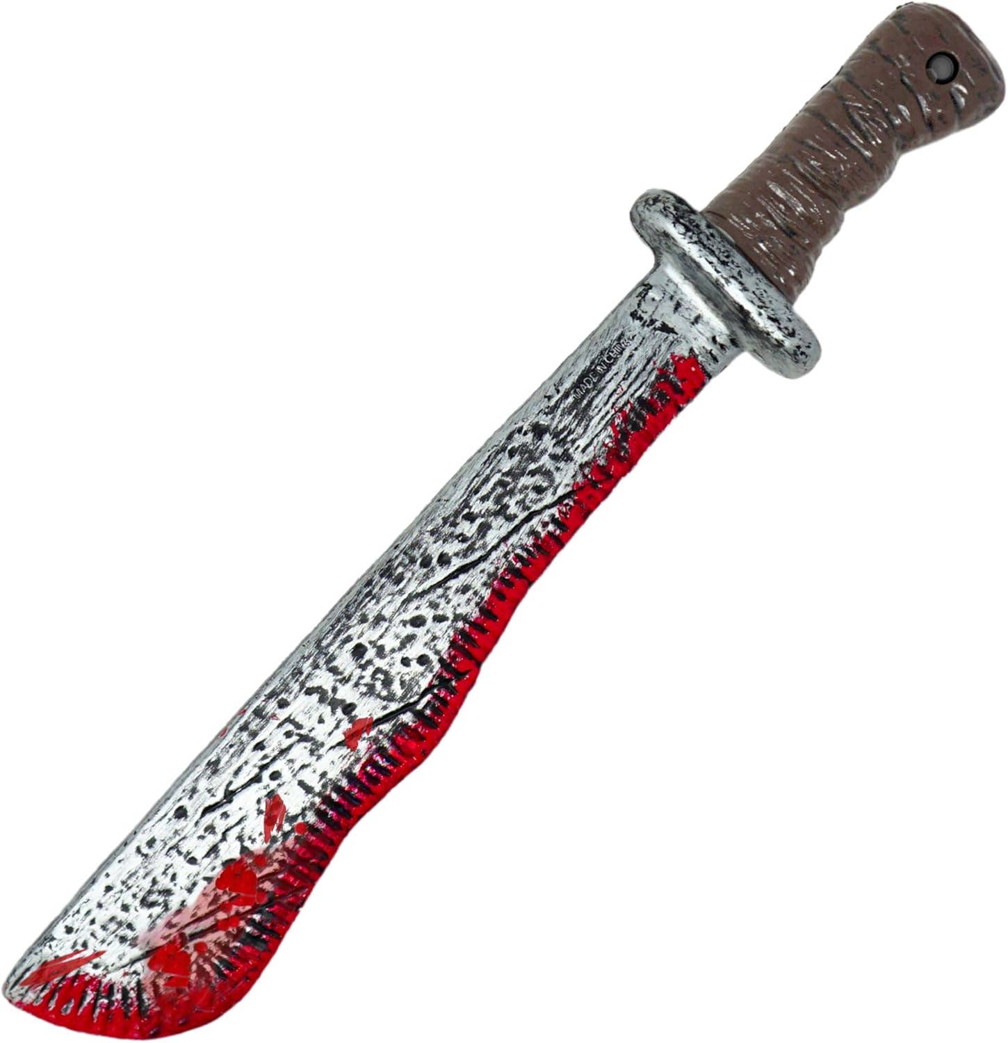 4E's Novelty - Wholesale Costume - Kids - 17’’ Fake Bloody Machete - Large Plastic Knife with Fake Blood, Halloween Costume Accessory0