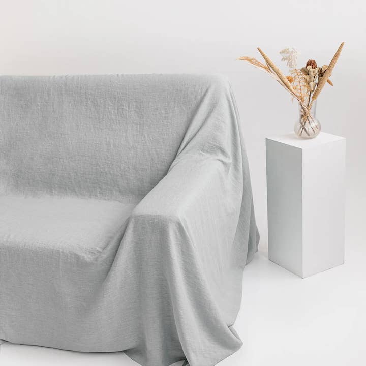 MagicLinen (We handle U.S. import procedures for you) - Wholesale Chair/Sofa Slipcover - Linen couch cover in various collors6