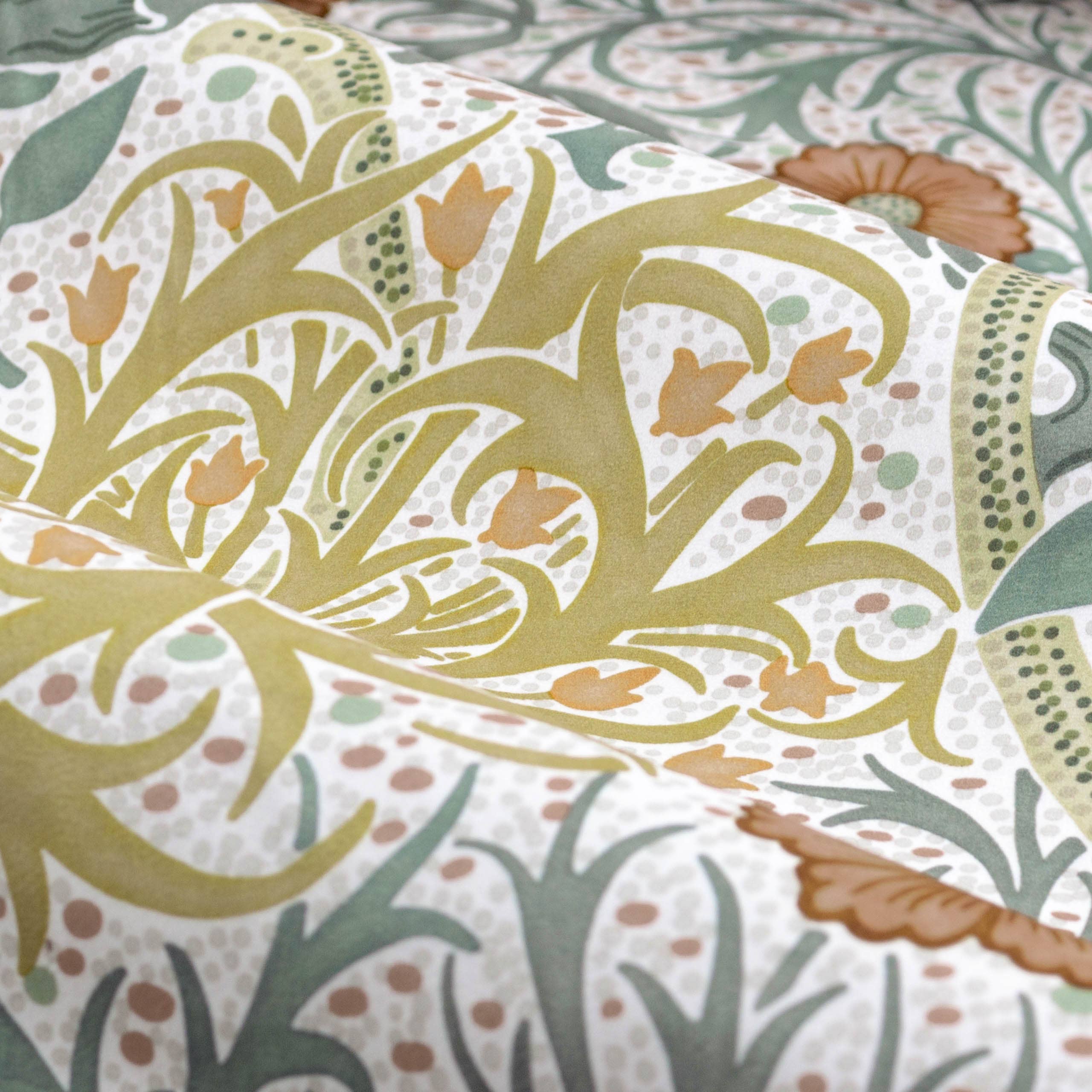 Stone Sunflower Seaweed Printed Velvet Pencil Pleat Curtains Stone/Sunflower for wholesale on Faire5