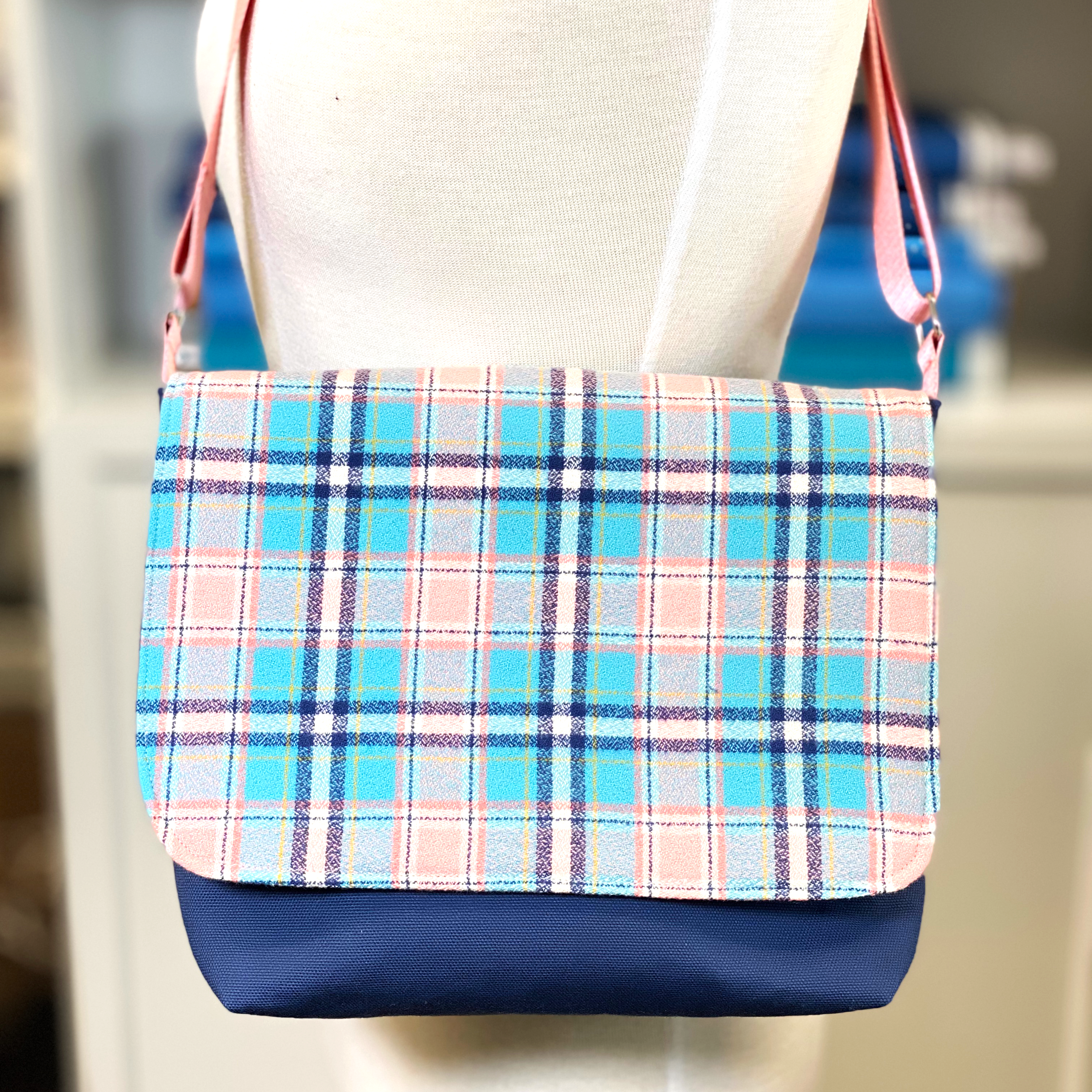 Crosscut Sewing Co. - Wholesale DIY Craft Kit - Messenger Bag Sewing Kit - DIY Beginner Sewing Project Kit Kids and Adults64