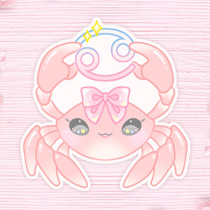Autocollant Kawaii Cancer pour la vente par Black Serotonin