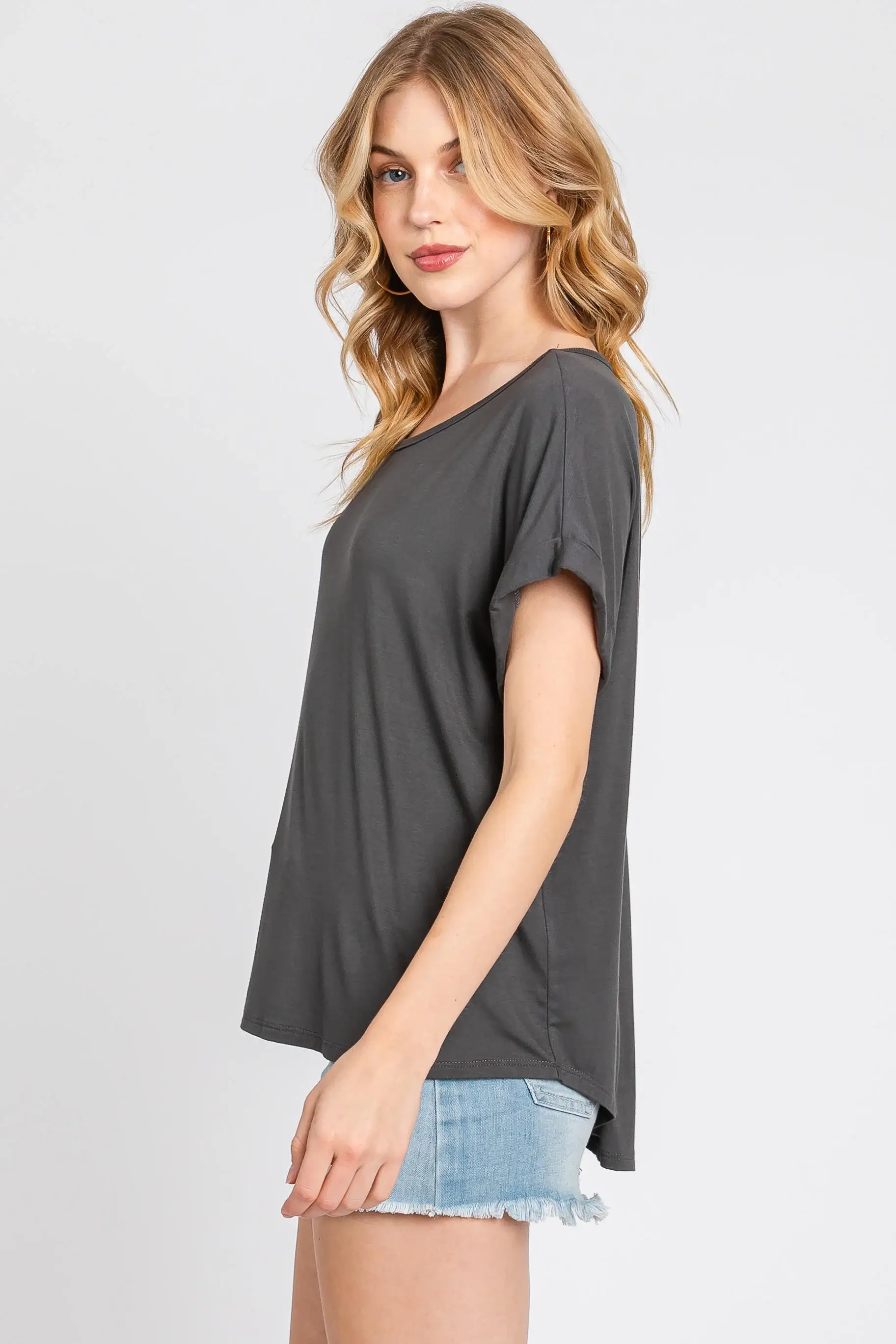 Final Touch - Vendita all'ingrosso Top in maglia - Donna - Top Girocollo in Modal Rayon - T3104855